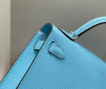 HN KELLY MINI 20 SKY BLUE EPSOM SILVER HARDWARE - Image 2