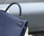 HN Mini Kelly Blue with gold-tone hardware - Image 5