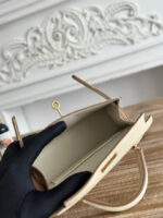 HN MINI 19 WHITE CALFSKIN GOLD HARDWARE - Image 2