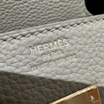 HN 30CM CLOUD BLUE TOGO LEATHER SILVER HARDWARE - Image 8
