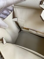 HN 25CM CREAM TOGO LEATHER GOLD HARDWARE - Image 8