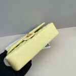 CHANEL 25C FLAP BAG 25 IN YELLOW QUILTED LAMBSKIN GOLD HARDWARE - Image 8