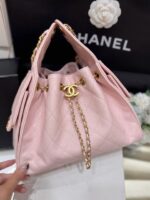 CHANEL 25 HANDBAG IN PASTEL PINK WITH GOLD HARDWARE - Image 3