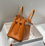 HN 30 BROWN TOGO LEATHER SILVER HARDWARE - Image 4