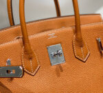 HN 30 BROWN TOGO LEATHER SILVER HARDWARE - Image 5