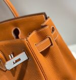 HN 30 BROWN TOGO LEATHER SILVER HARDWARE - Image 6