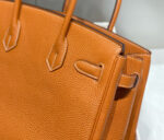 HN 30 BROWN TOGO LEATHER SILVER HARDWARE - Image 8