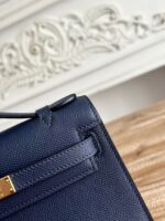 HN MINI POCHETTE 22 IN NAVY BLUE - Image 7