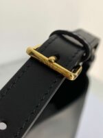 Celine Small Bucket Cuir Triomphe Handbag Black Bucket Shape 30x22x12cm - Image 3