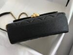 Chanel Handle Woman’s Handbags Demi Lock Gold With Leather 19cm - Image 4