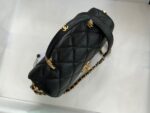 Chanel Handle Woman’s Handbags Demi Lock Gold With Leather 19cm - Image 2
