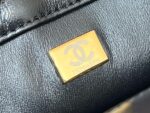 Chanel Mini Rectangular Flap With Top Handle Black 20cm - Image 7