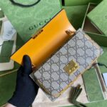 Gucci Clutch Women’s Crossbody Bag with High Quality Monogram Pattern 19x10cm - Image 4