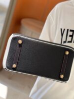 HN 30 Black/White Togo leather Gold Hardware - Image 3