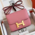 HN Bag Epsom Gold Like Auth Handbags Pink 19cm