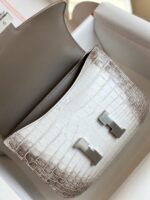 HN 19 Himalaya Genuine Crocodile Leather Palladium Hardware - Image 3