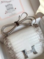 HN 19 Himalaya Genuine Crocodile Leather Palladium Hardware - Image 8