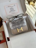 HN 19 Omber Genuine Lizard Leather  Palladium Hardware - Image 11
