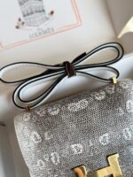 HN 19 Omber Genuine Lizard Leather  Palladium Hardware - Image 4