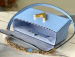 Louis Vuitton LV Twist Like Auth Woman’s Blue Handbags 24cm - Image 6