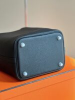 HN 18 Black Togo Leather Sliver Hardware - Image 6