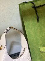 Gucci GG Marmont Half Moon Luxury Handbag White 24cm - Image 8
