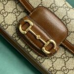 Gucci Horsebit Luxury Handbag with Brand Logo Pattern 23.5cm - Image 7
