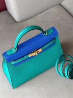 HN 28 Epsom Light Blue/ Electric Blue Palladium Hardware - Image 7