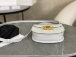 Celine Handle White Smooth Leather 15.5×11.5x5cm - Image 5