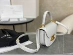 Celine Handle White Smooth Leather 15.5×11.5x5cm - Image 6