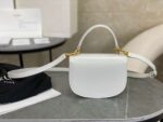 Celine Handle White Smooth Leather 15.5×11.5x5cm - Image 7