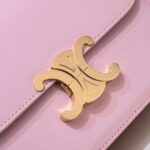 Celine Mini Handbag Pink Smooth Leather 19cm - Image 4