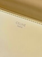 Celine Mini Handbag Orange Yellow Super Quality Smooth Leather 19cm - Image 7