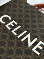 Celine Tote Triomphe Canvas Super Quality Handbag 28x32cm - Image 4