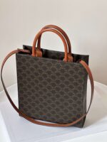 Celine Tote Triomphe Canvas Super Quality Handbag 28x32cm - Image 5