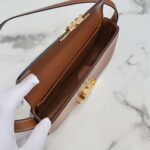 Celine Triomphe Brown Handbag Super Premium Super Smooth Leather 20x12cm - Image 3