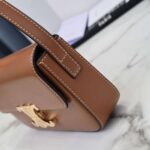 Celine Triomphe Brown Handbag Super Premium Super Smooth Leather 20x12cm - Image 5