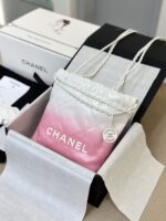 Chanel 11 Handbag 22 Mini Mix White Pink Woman’s 20cm - Image 6