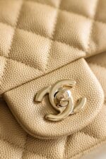 Chanel Classic 11 Handbag Flap Mini Woman’s Beige 20cm - Image 4