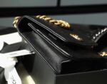 Chanel Woc C19 Handbag Woman’s Lock Gold Black 19cm - Image 8