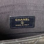 Chanel Woc Pearl Handle Plated Handbags Black Leather With Lock Gold 11.5×14.5×5.5cm - Image 7