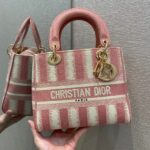 Dior Lady D-Lite Handbag Pink 24cm