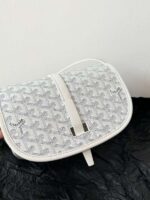 Goyard White Handbag Crossbody Women’s 22x16x7cm - Image 2
