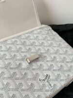 Goyard White Handbag Crossbody Women’s 22x16x7cm - Image 4