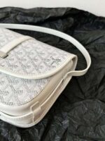 Goyard White Handbag Crossbody Women’s 22x16x7cm - Image 3