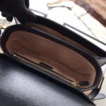 Gucci 1955 Horsebit Like Auth Handbag Black Smooth Leather 25cm - Image 8