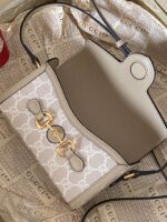 Gucci 1955 Mini Handbag with Monogram Pattern Rep 11 Luxury 18x12x5cm - Image 3