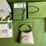 Gucci Handle Bag with Gucci Like Auth Logo Pattern 25x21cm - Image 7