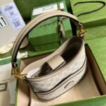 Gucci Handle Bag with Gucci Like Auth Logo Pattern 25x21cm - Image 4