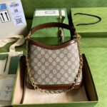 Gucci Handle Women’s Cowhide Handbag with GC Like Auth Logo Pattern 25x21cm - Image 7